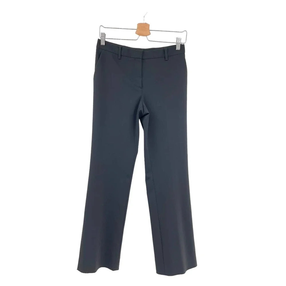 Prada Women's Black Acetate Trouser Suiting Dress Pants Size 42 / US‎ 8
